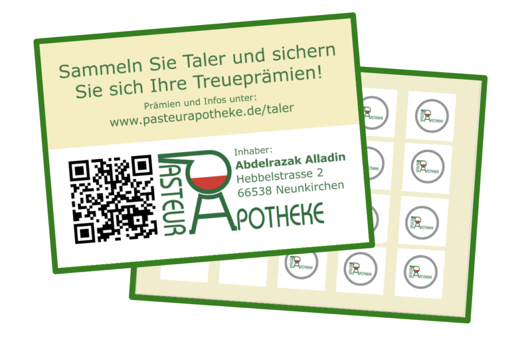 Alladin Taler Pasteur Apotheke Neunkirchen